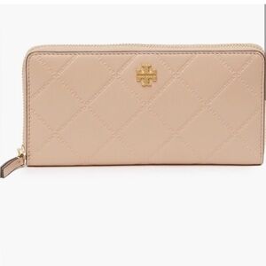 Tory Burch Kira Diamond Quilt Zip Continental Wallet